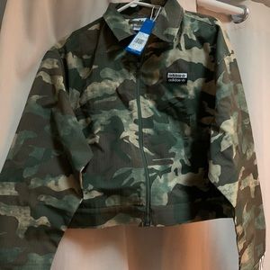 Camo adidas track jacket